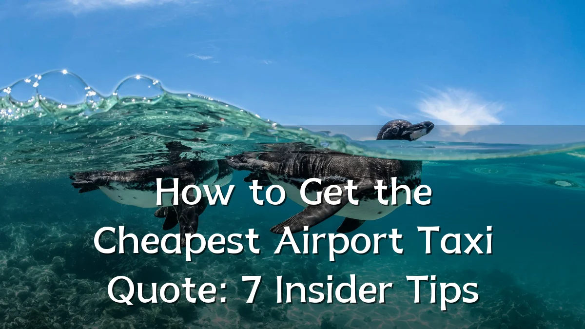 How to Get the Cheapest Airport Taxi Quote: 7 Insider Tips
