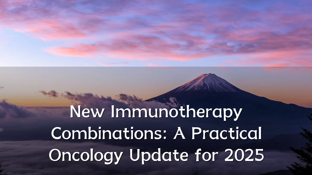 New Immunotherapy Combinations: A Practical Oncology Update for 2025