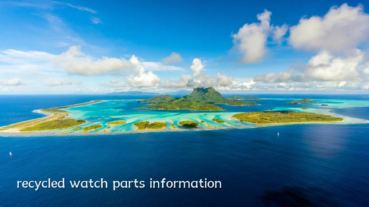 recycled watch parts information
