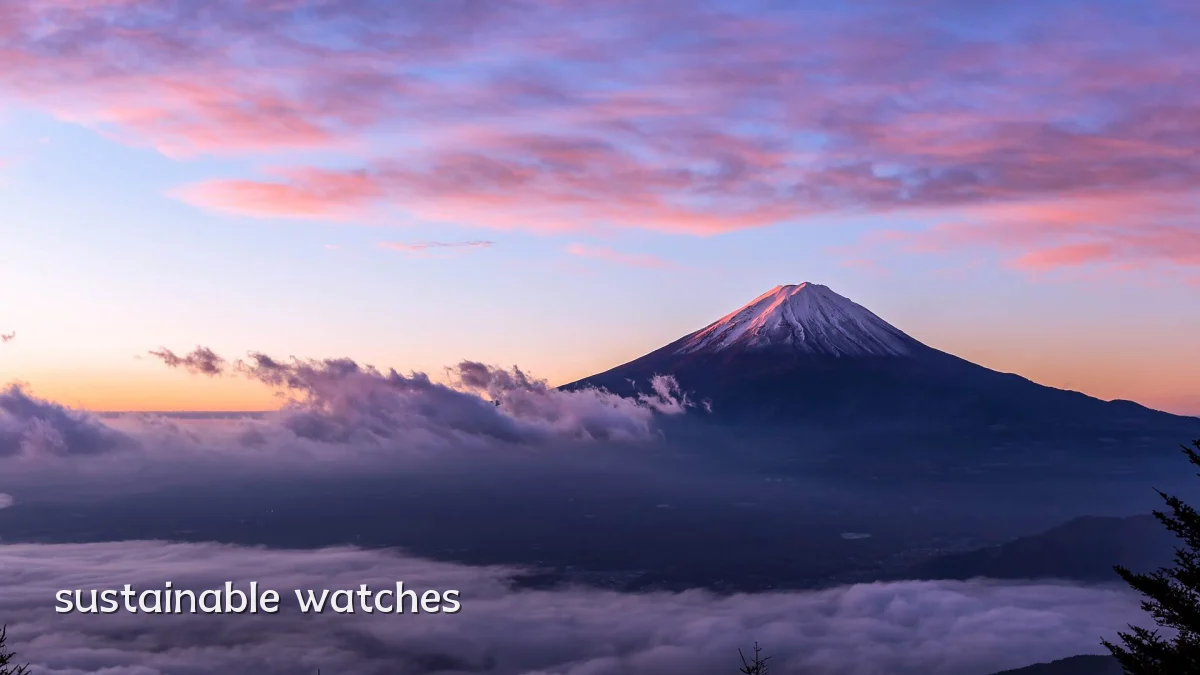 sustainable watches