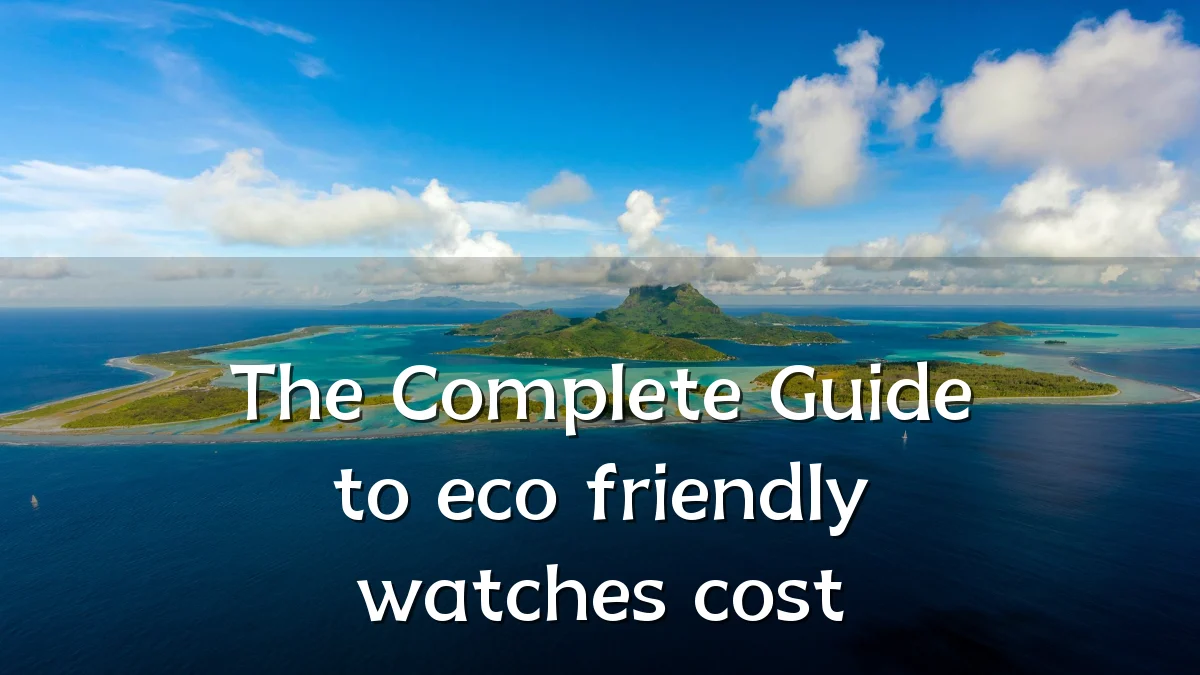 The Complete Guide to eco friendly watches cost