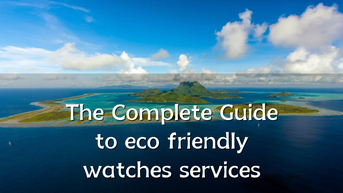 The Complete Guide to eco friendly watches services