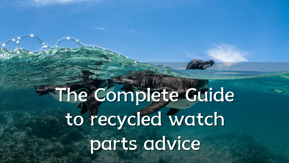 The Complete Guide to recycled watch parts advice
