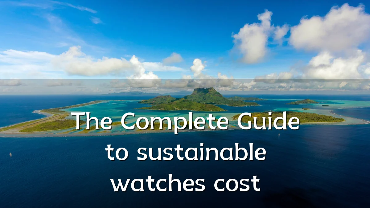 The Complete Guide to sustainable watches cost