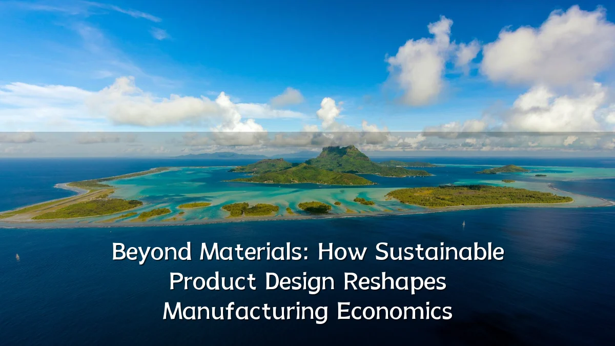 Beyond Materials: How Sustainable Product Design Reshapes Manufacturing Economics