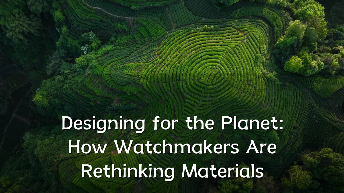 Designing for the Planet: How Watchmakers Are Rethinking Materials