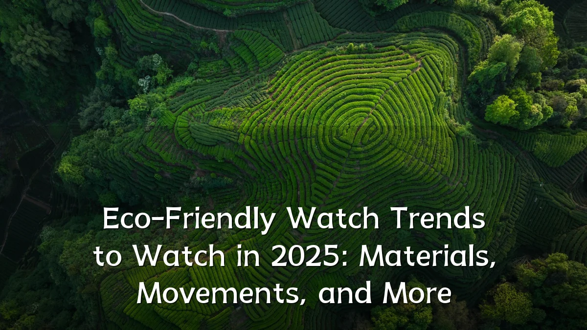 Eco-Friendly Watch Trends to Watch in 2025: Materials, Movements, and More