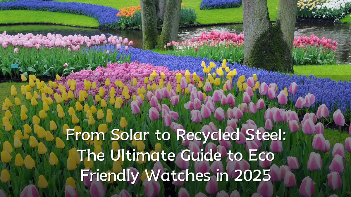 From Solar to Recycled Steel: The Ultimate Guide to Eco Friendly Watches in 2025