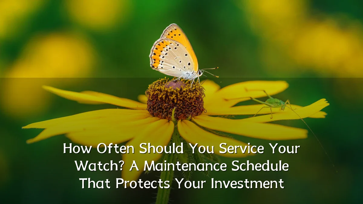 How Often Should You Service Your Watch? A Maintenance Schedule That Protects Your Investment