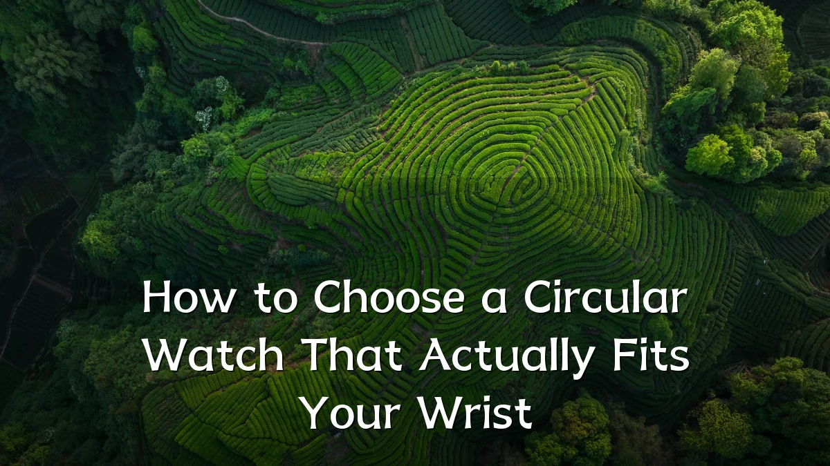 How to Choose a Circular Watch That Actually Fits Your Wrist