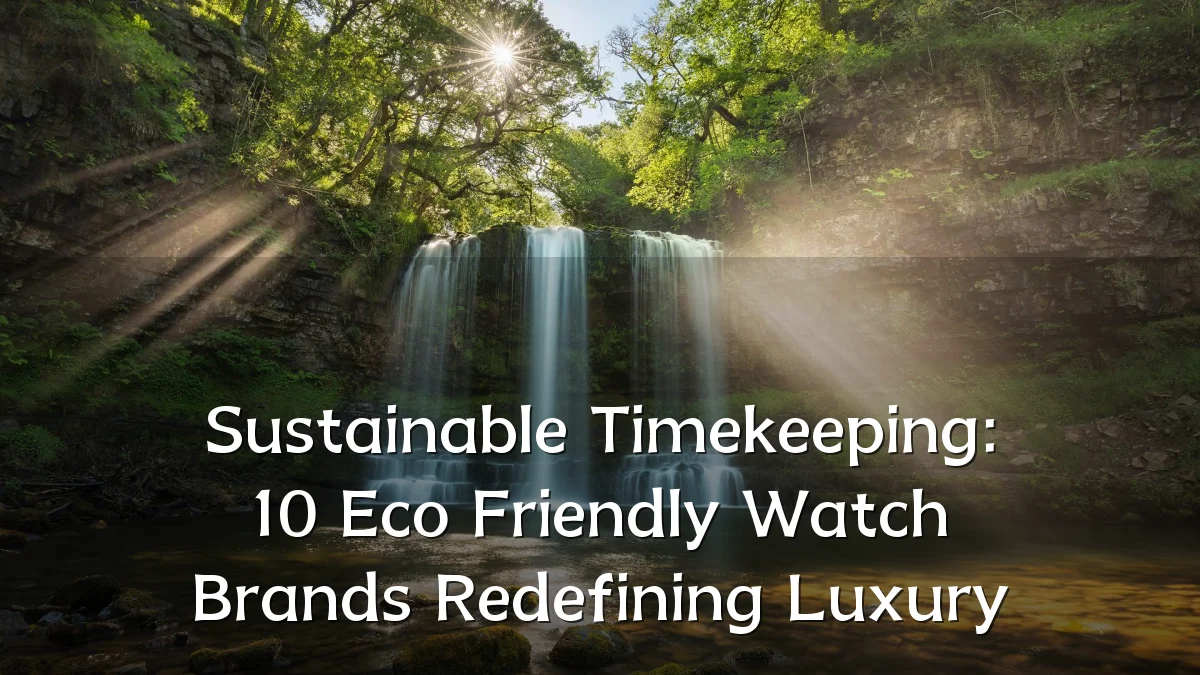 Sustainable Timekeeping: 10 Eco Friendly Watch Brands Redefining Luxury