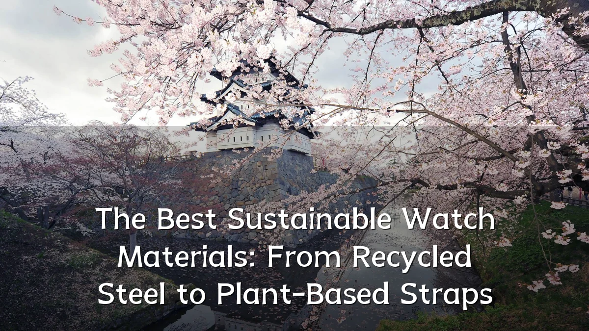 The Best Sustainable Watch Materials: From Recycled Steel to Plant-Based Straps