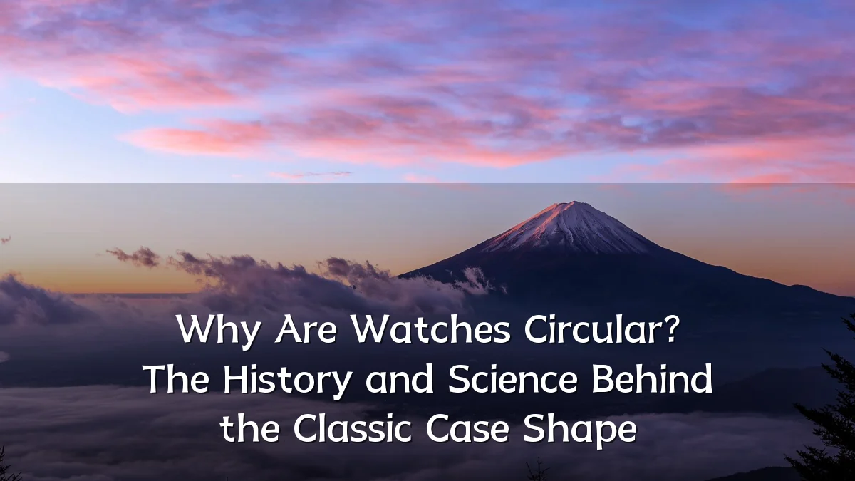 Why Are Watches Circular? The History and Science Behind the Classic Case Shape