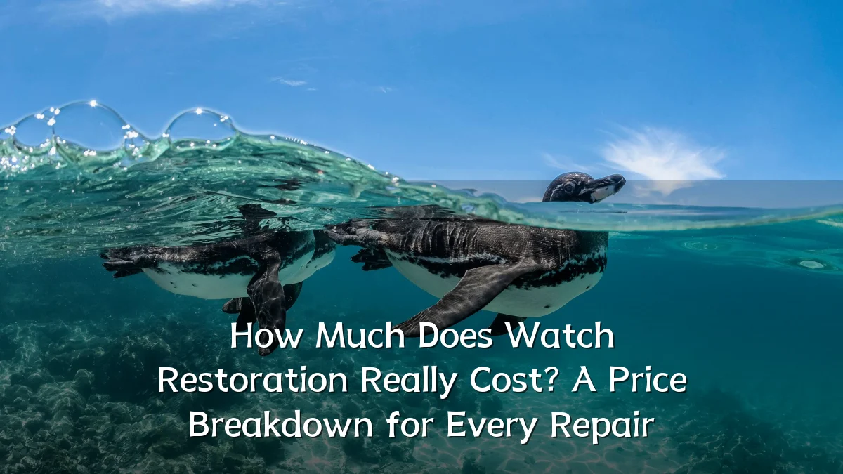 How Much Does Watch Restoration Really Cost? A Price Breakdown for Every Repair