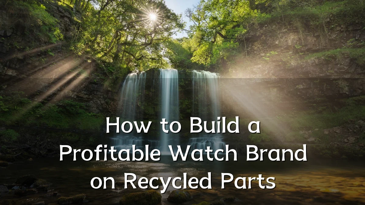 How to Build a Profitable Watch Brand on Recycled Parts
