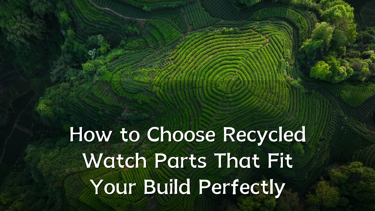 How to Choose Recycled Watch Parts That Fit Your Build Perfectly