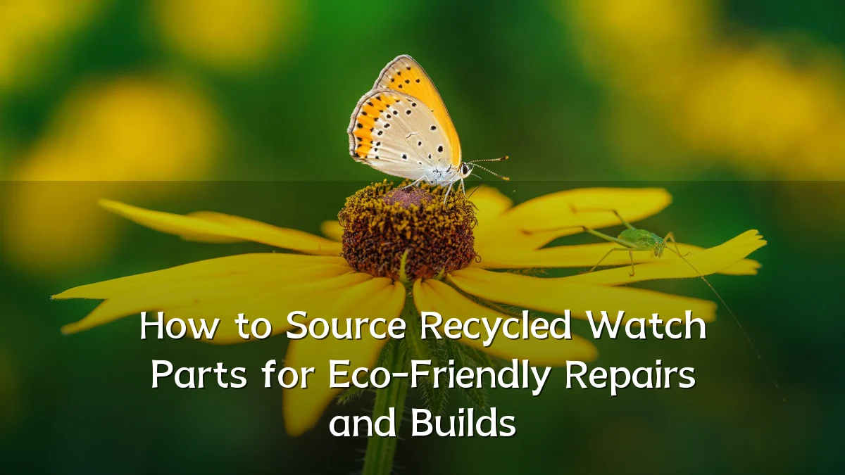 How to Source Recycled Watch Parts for Eco-Friendly Repairs and Builds