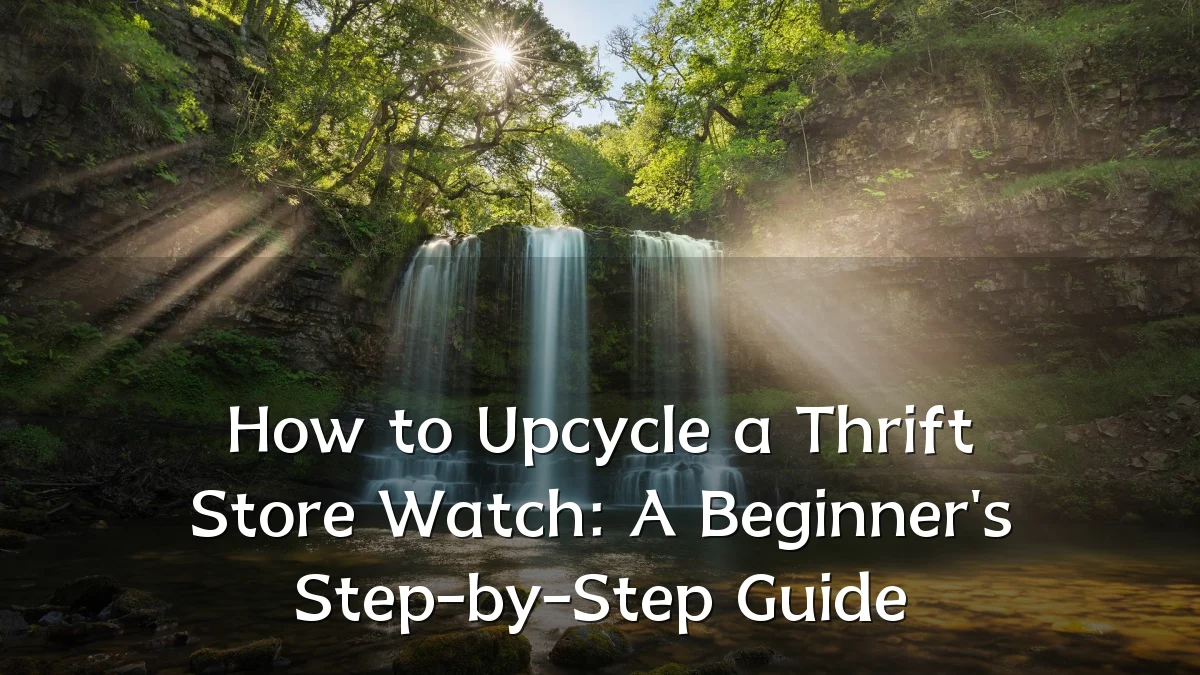 How to Upcycle a Thrift Store Watch: A Beginner's Step-by-Step Guide