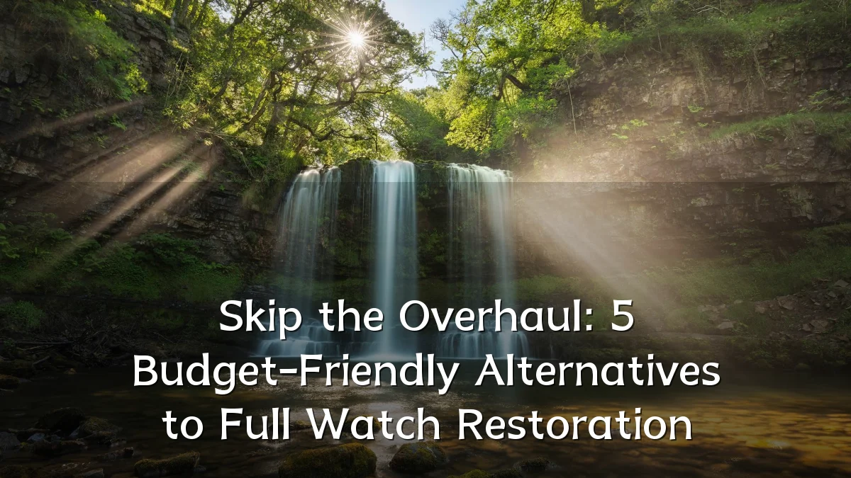 Skip the Overhaul: 5 Budget-Friendly Alternatives to Full Watch Restoration