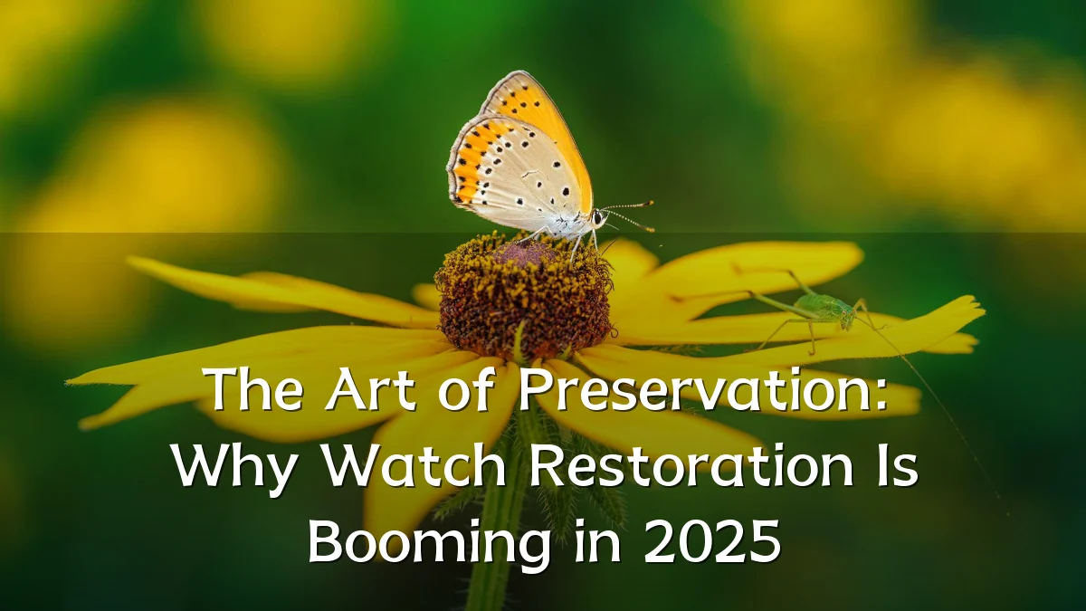 The Art of Preservation: Why Watch Restoration Is Booming in 2025