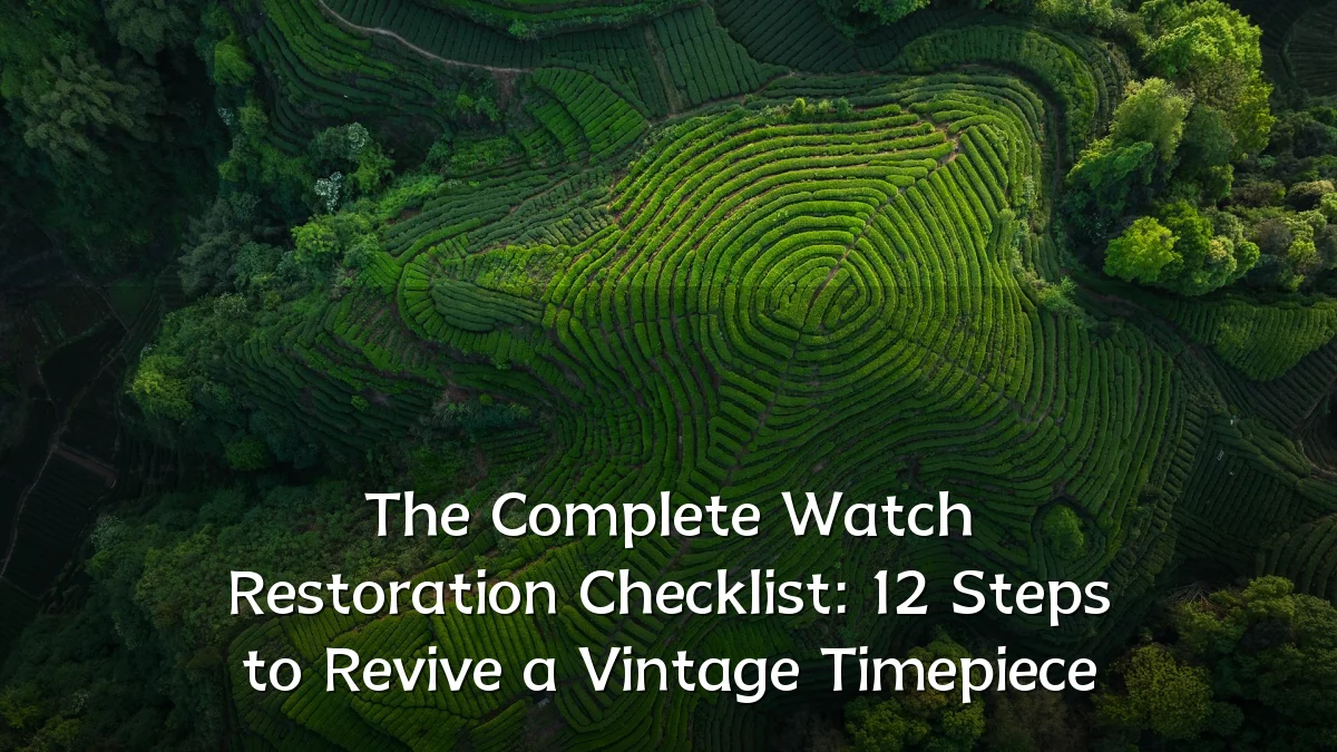 The Complete Watch Restoration Checklist: 12 Steps to Revive a Vintage Timepiece