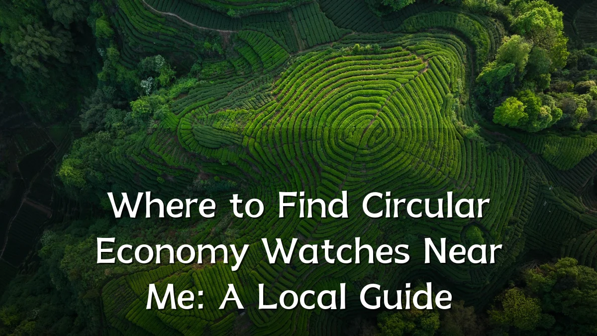 Where to Find Circular Economy Watches Near Me: A Local Guide